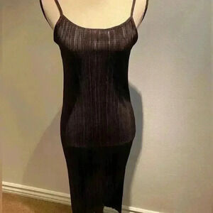 Womens Maxi Bodicon Black Sleeveless Dress New With Tags‎ size 4